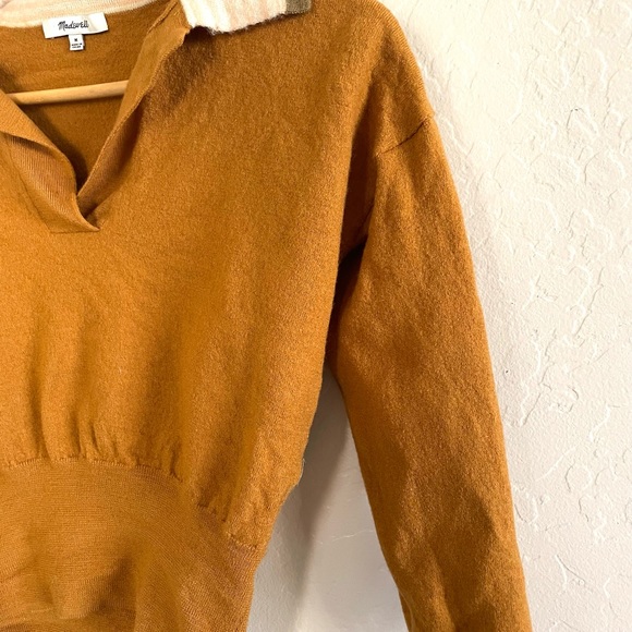 Madewell v neck collar top - Picture 6 of 8